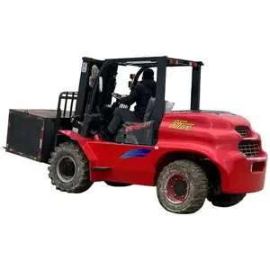 Off-road Outdoor Forklift with Automatic Lifting and Lowering Function for Warehouses Electric Forklifts Trucks