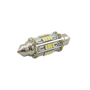 Ampoule <span class=keywords><strong>LED</strong></span> 3W Super Lumineuse 6V <span class=keywords><strong>12V</strong></span> 42mm Festoon 211-2 212-2 <span class=keywords><strong>pour</strong></span> la Restauration Intérieure de Voitures Vintage Éclairage Automobile Classique - Product Image 2