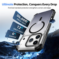 Étui de téléphone magnétique à chargement sans fil de haute qualité, design luxueux, respectueux de la peau, protection antichoc en TPU PC pour Tecno Spark G03