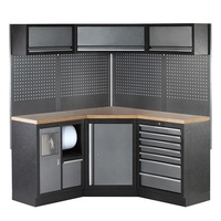 Banc de travail modulaire pour garage, armoires de garage, rangement, mobilier de jardin extérieur de luxe, patio