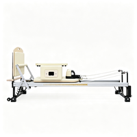 Rail de glisse extérieur complet en aluminium durable pour Reformer Pilates, idéal pour les professionnels et les studios, pour l'entraînement physique et le conditionnement corporel.