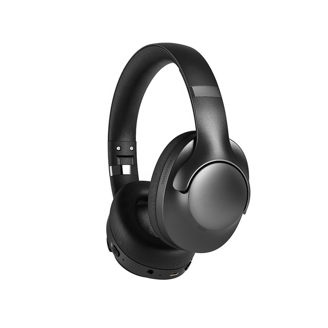 Custom Brand TWS ANC Wireless Over-ear Foldable Headphones Digital Display IPX-4 Waterproof Type-C Charging Low Latency Hi-Fi