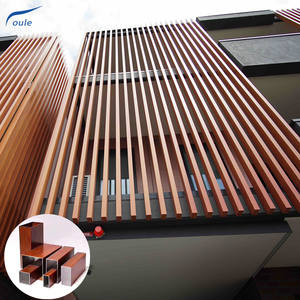 Panneau de façade en aluminium à grain de bois pour mur extérieur - Product Image 3