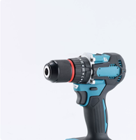 Ensemble de perceuse électrique sans fil sans balais multifonctionnelle, tournevis lithium-ion pour le perçage et le vissage du bois et du métal
