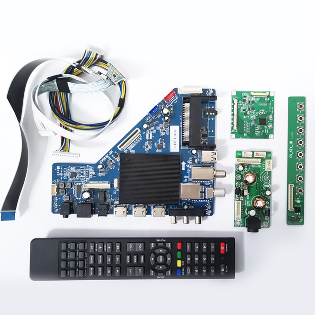 15.6-85Inch CV9632-AH 4K 65Inch 75Inch TV Mainboard Smart 4K UHD LCD LED SKD TV With Eshare