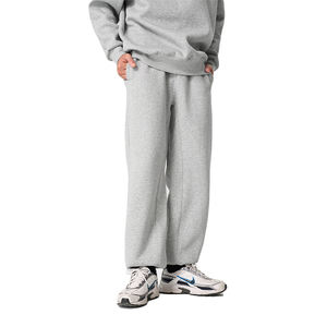 سروال رياضي من الشركة المصنعة للوزن الثقيل من صوف الخريف شعار مخصص للشتاء كاجوال بنطلون رجالي محبوك - Product Image 3