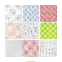 Lingettes jetables roses non tissées sans peluches 5x5cm pour dissolvant de vernis à ongles