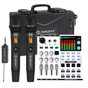 การ์ดเสียงไร้สาย SN800 และไมโครโฟน U68-2 ชุดเต็ม รองรับการเชื่อมต่อ 4 อุปกรณ์ - Product Image 2