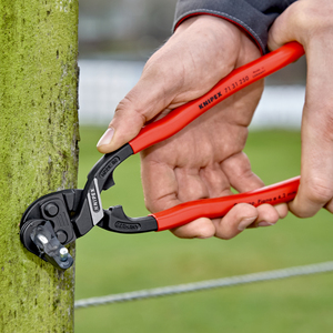 Alicates de doble palanca Knipex Cobolt XL, 1 pulgada de ancho de mandíbula, 6 pulgadas de longitud de mandíbula, color naranja, grado industrial, acero al cromo vanadio - Product Image 1