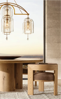 Ensemble de table à manger d'hôtel de luxe de style américain nouvellement conçu mobilier d'intérieur tables à manger en bois massif