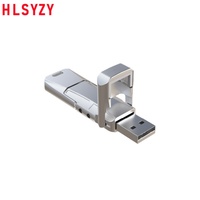 Venta al por mayor de memoria flash USB personalizable rentable de doble uso de alta velocidad de gran capacidad para teléfono y ordenador