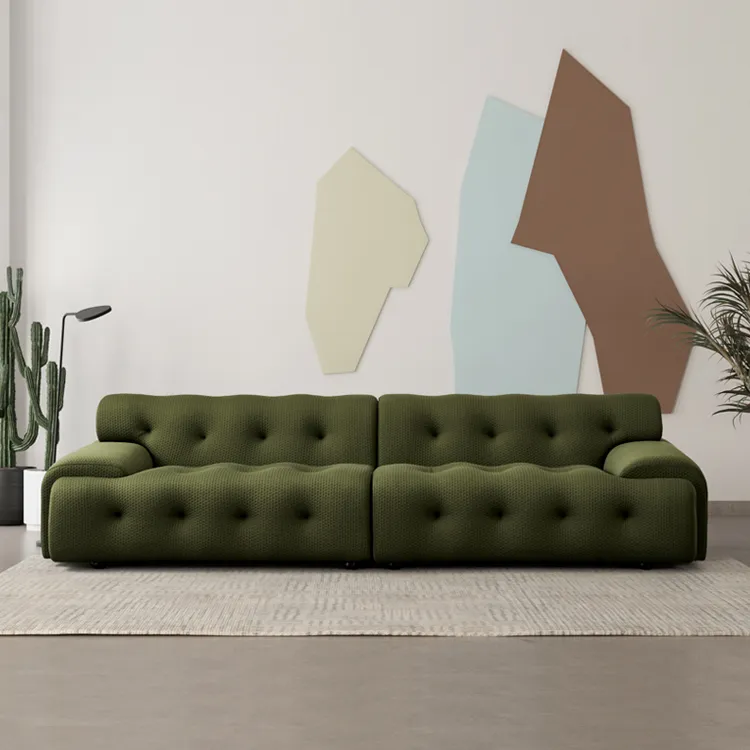 Conjunto de sofá em tecido nórdico, confortável, sofá com couro de veludo, decoração para sala de estar, hotel