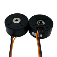 Moteur CC sans balais à rotor externe et arbre creux 5-24V 1800RPM 12N14P triphasé pour stabilisateur de cardan, robot et plateforme caméra