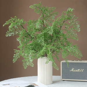 Planta Artificial de Helecho Ruilisi, Plástico, Decorativa para Interiores y Exteriores, Vegetación para el Hogar, Sala de Estar, Arreglos Florales - Product Image 1
