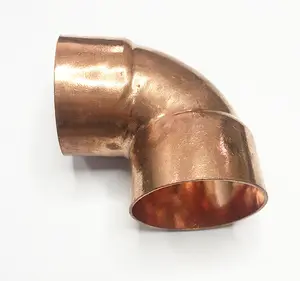 2" 50.8mm ID 90 Degree Copper Elbow Short-Turn Copper Fitting Conector 1.5mm Thickness