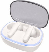 Écouteurs TWS OEM/ODM à moule privé V5.3, Écouteurs sans fil avec coque transparente, Stéréo véritable sans fil, Casque de jeu Type-C