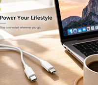 Cable de Carga Tipo C a Tipo C al por Mayor de Fábrica, USB2.0 480Mbps, Sincronización de Datos, Longitud y Empaque Personalizados para Teléfonos, Oficina y Viajes