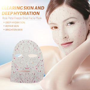 Y129 Maschera Facciale in Tessuto Non Tessuto con Petali di Rosa Liofilizzati Senza Acqua Senza Additivi con Essenza - Product Image 3