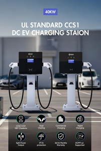สถานีชาร์จรถยนต์สาธารณะแบบเร็วสองพอร์ต DC 20kW 40kW - Product Image 3