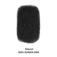 Cheveux humains bouclés afro crépus en vrac pour tresses, 100% Remy non traités, 30g 50g pour dreadlocks, micro-tresses sans nœuds, 10-20 pouces