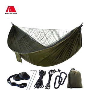 Hamaca de Nailon Acolchada de Lujo en Oferta, Hamaca para Acampar al Aire Libre, Hamaca con Sombrilla para Acampar - Product Image 4