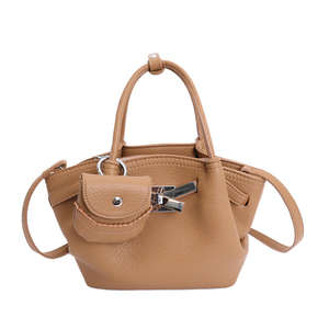 Nuevo bolso de mano de gran capacidad de PU, bolso cruzado de lujo a la moda, bolso tipo cubo de lujo para mujer. - Product Image 6