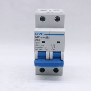 Disjoncteur miniature NB1 63 6kA NB1 63H 10kA 1P 2P 3P 4P C1 C2 C3 C6 C16 C20 C25 C32 C40 C50 C63 CE UL1077 MCB - Product Image 2