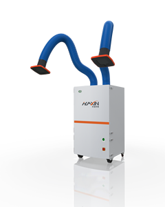 Extractor de Humos de Soldadura Móvil CE, Purificador de Humos de Soldadura con Brazos Dobles y Limpieza Automática de Cenizas para Soldadura de Metales - Product Image 4