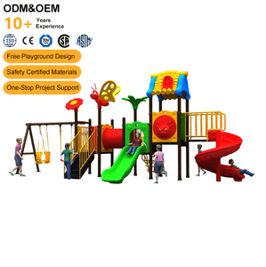 CE-gecertificeerde kinderspeelset van kunststof voor buitengebruik, geschikt voor resorts, parken en achtertuinen. - Product Image 5