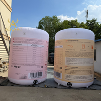 Bouteilles gonflables personnalisées de 3 m pour la promotion des magasins et la décoration d'événements