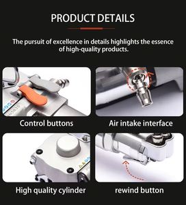 Máquina Flejadora Neumática A19, Puede Usar Cinta de PP y PET, Herramienta Flejadora Neumática Manual, Máquina para Flejar y Banderizar - Product Image 5