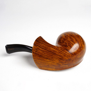 Muxiang Briar Wood Smoking Pipe Bent Type Handcrafted Tobacco Pipe For Men Gift - Product Image 3