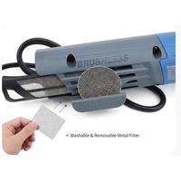 Meuleuse d'angle sans balais 125 mm 1250 W AC220v~240v avec moteur à aimant permanent, vitesse variable professionnelle, meuleuse à découper le métal M14
