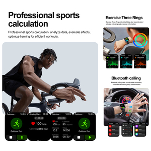 Orologio Sanitario ECG all'Ingrosso con Monitoraggio di Frequenza Cardiaca e Ossigeno nel Sangue, Risposta a Domande Intelligente con AI GPT, Smartwatch Android da Uomo - Product Image 5