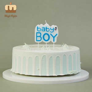 Bougie d'anniversaire géante bleue en cire de paraffine faite à la main, lumières magiques, directement de l'usine, pour mariages et Noël - Product Image 4