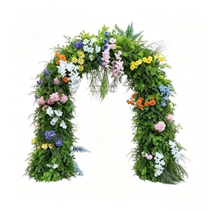Boho Style Curved Ceremony <b>Frame</b> For Backyard Wedding Bridal Photoshoot And Bohemian Themed Party Decor - Product Image 2