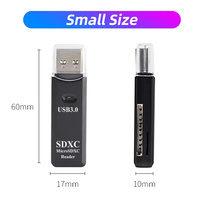 Tarjeta de memoria USB 3,0, 2 ranuras para adaptador de tarjeta TF SD para accesorios de ordenador portátil, lector de tarjetas PC Macbook 2 en 1