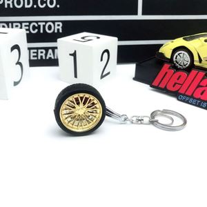 Wholesale Zinc Alloy <b>Key</b> <b>Chain</b> Wheel Rims Tyre Keychain Wheel Hub Keyring Rotatable Auto Car Tire Keychain - Product Image 6