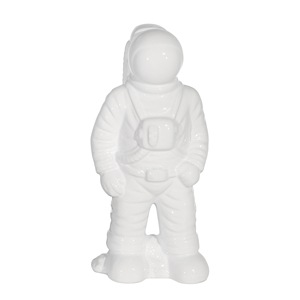 Statuetta di Astronauta in Ceramica, Scultura Cosmica Contemporanea per Arredamento Casa e Ufficio - Product Image 1
