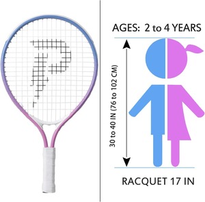PIKASEN Raquette de <span class=keywords><strong>tennis</strong></span> pour enfants de 17 "Meilleur <span class=keywords><strong>kit</strong></span> de démarrage pour enfants de 2 à 4 ans avec sac à bandoulière <span class=keywords><strong>Mini</strong></span> raquette de <span class=keywords><strong>tennis</strong></span> pour tout-petits - Product Image 3
