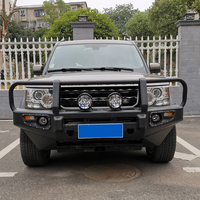 Pare-chocs avant en acier pour Land Rover Discovery 3 4, pare-chocs robuste imperméable, barre de protection 4x4 tout-terrain avec feux LED
