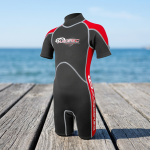Traje de Neopreno Corto Unisex de 2 mm, Impresión Serigráfica, Transpirable, Anti-UV, para Niños, Buceo, Natación, Aropec DS-3B117C-2mm - Product Image 3