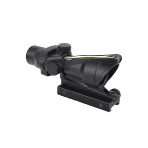 Mira <span class=keywords><strong>Prism</strong></span>ática 4x32 com Fonte de Fibra Metálica, Óptica com Retículo Gravado em Vidro Chevron, Montagem de 20mm para Caça - Product Image 2