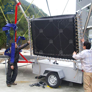 อุปกรณ์สวนสนุกเคลื่อนที่สำหรับงานเทศกาลและกิจกรรมกลางแจ้งติดรถบันจี้แทรมโพลีน - Product Image 5