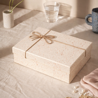 Boîte cadeau de luxe avec couvercle, emballage rigide personnalisé pour Noël, mariage, parfum et cadeaux gastronomiques
