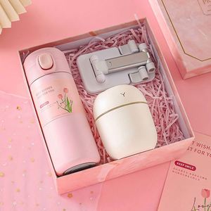 3 in 1 Wholesale Luxury Women's Gift Set Intelligent Water Cup Mug <b>Humidifier</b> Set Birthday Pink Gift Set Valentine Holiday Gift - Product Image 5