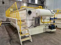 Équipement de traitement des eaux usées par flottation à air dissous (DAF) en acier inoxydable 304, machine de séparation solide-liquide