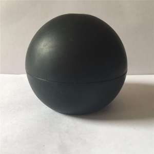 Sfera di gomma perforata su misura della sfera di gomma dello schermo <span class=keywords><strong>vibrante</strong></span> della palla di gomma perforata su misura - Product Image 4