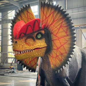 Disfraz de <span class=keywords><strong>película</strong></span> de dinosaurio realista para adulto, dinosaurio Artificial, piel de goma de silicona para Ciudad, 12 meses, 4,5 m de largo - Product Image 2