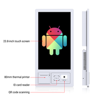 21.5 pouces au détail auto-commande paiement écran tactile Kiosque impression LCD Restaurant supermarché libre-service tout-en-un machine Android